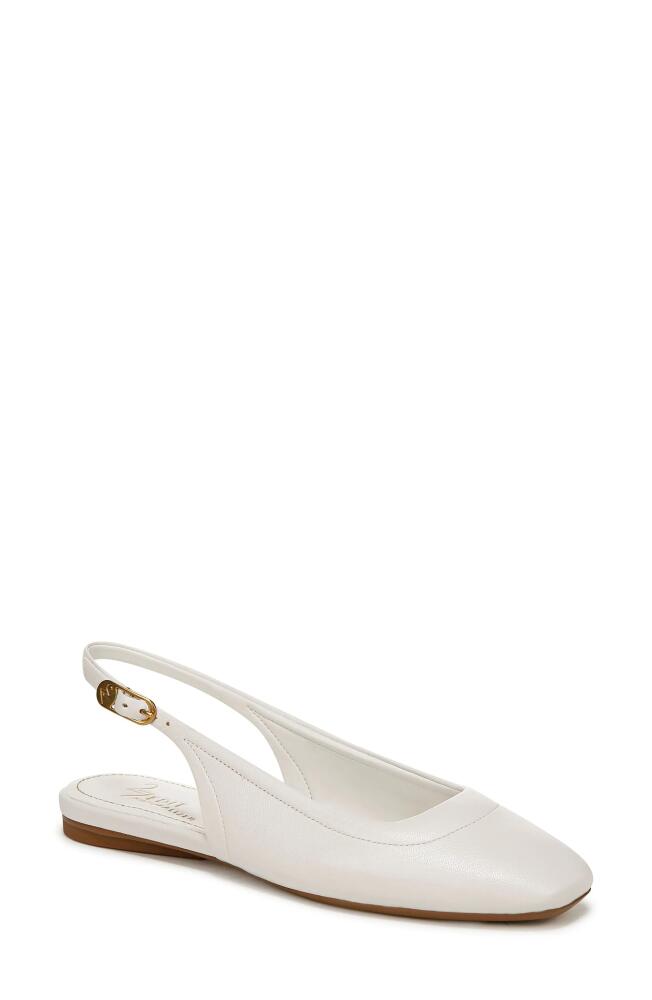 27 EDIT Naturalizer Cadence Slingback Flat in Warm White Cover