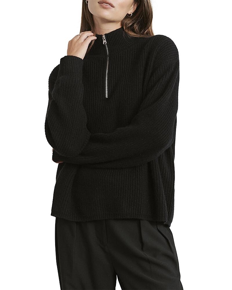 Jenni Kayne Cashmere Half Zip Sweater Cover