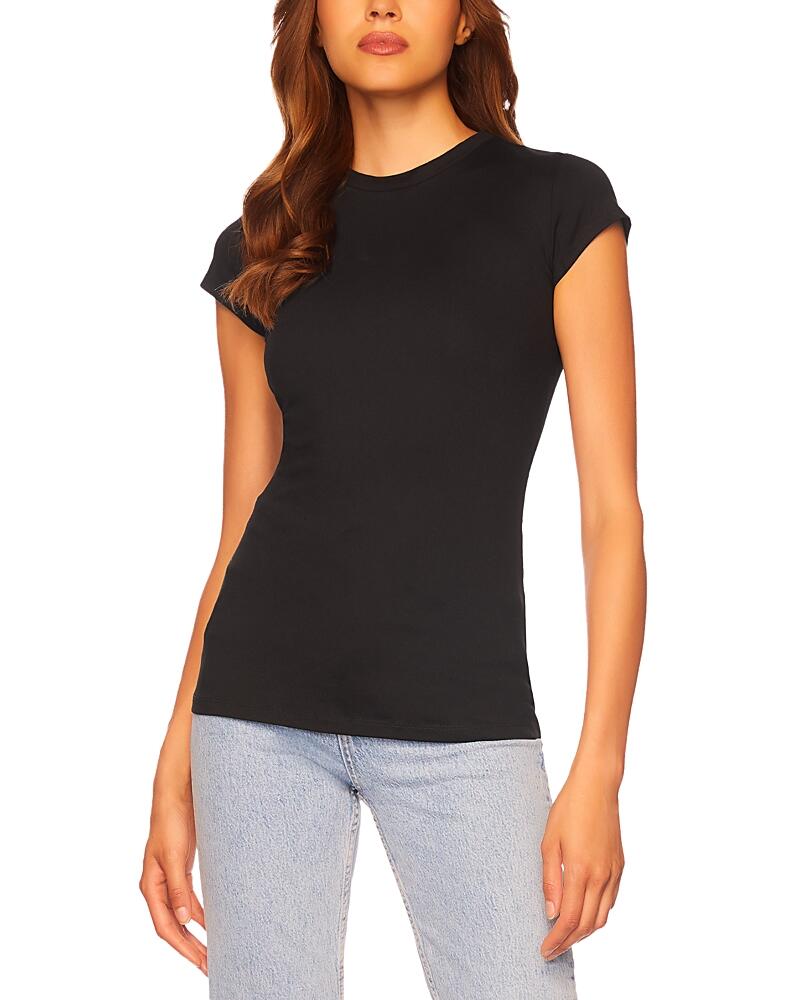 Susana Monaco Fitted Cap Sleeve Tee Cover