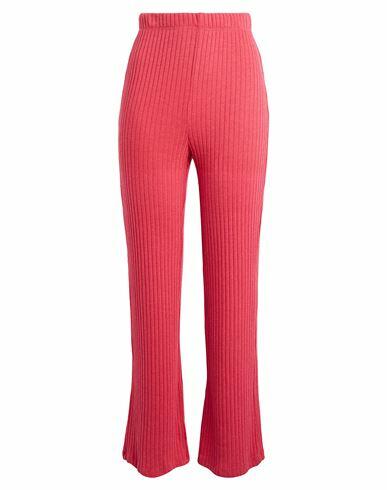 8 By Yoox Ribbed Stretchy Pull-on Culottes Woman Pants Fuchsia Polyester, Viscose, Elastane Cover