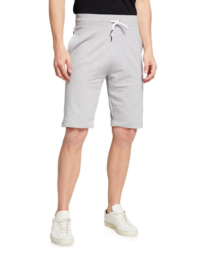 Moschino Men's High-Rise Lounge Shorts w/ Logo Taping Cover