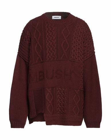 Ambush Man Sweater Burgundy Polyamide, Wool, Viscose, Cashmere Cover