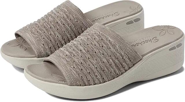 SKECHERS Pier-Lite - My Wish (Taupe) Women's Shoes Cover