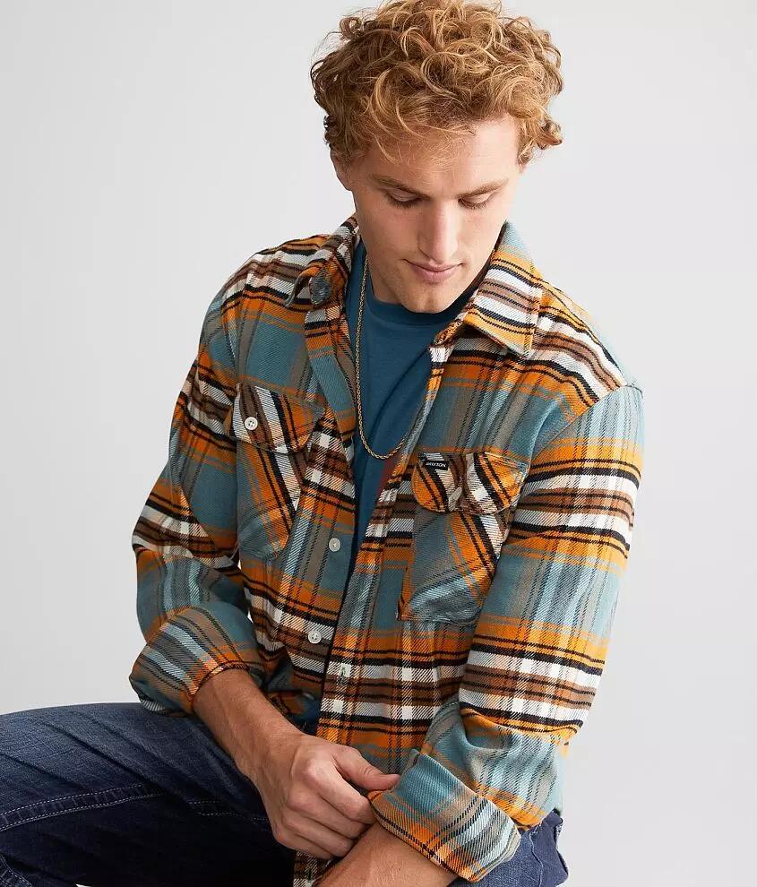 Brixton Bowery Flannel Stretch Shirt Cover