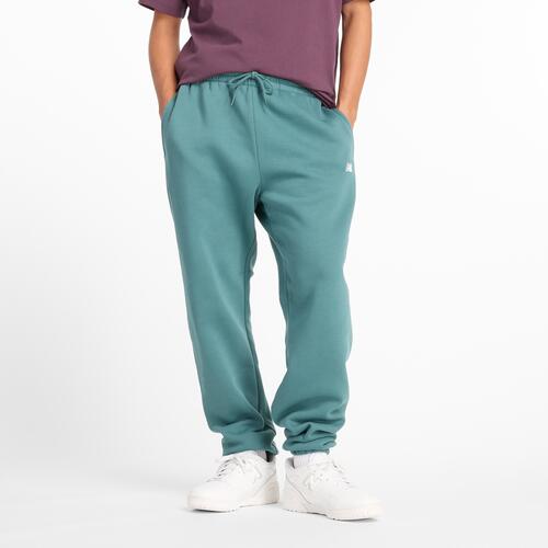 New Balance Sport Essentials Fleece Jogger - Mens White/Green Cover