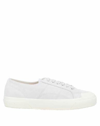 Superga Man Sneakers Light grey Soft Leather Cover