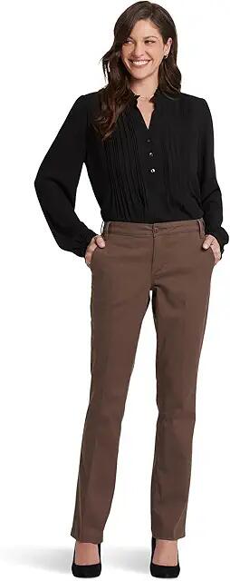 NYDJ Barbara Bootcut Trouser (Dark Wood) Women's Dress Pants Cover