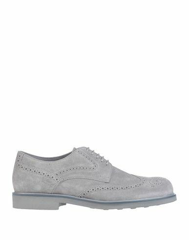 Tod's Man Lace-up shoes Grey Soft Leather Cover