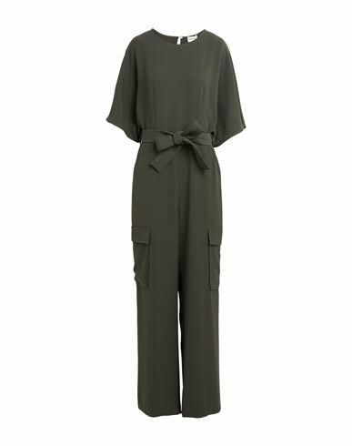 P. a.r. o.s. h. Woman Jumpsuit Dark green Polyester Cover