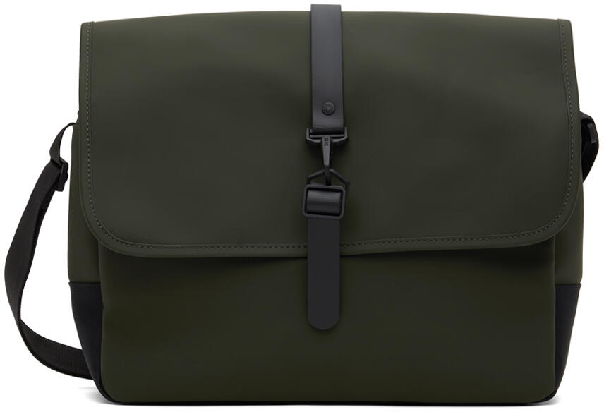 RAINS Khaki Messenger Bag Cover