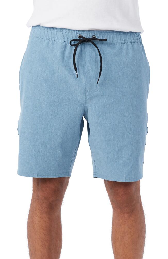 O'Neill Reserve Drawstring Waist Shorts in Blue Shadow Cover