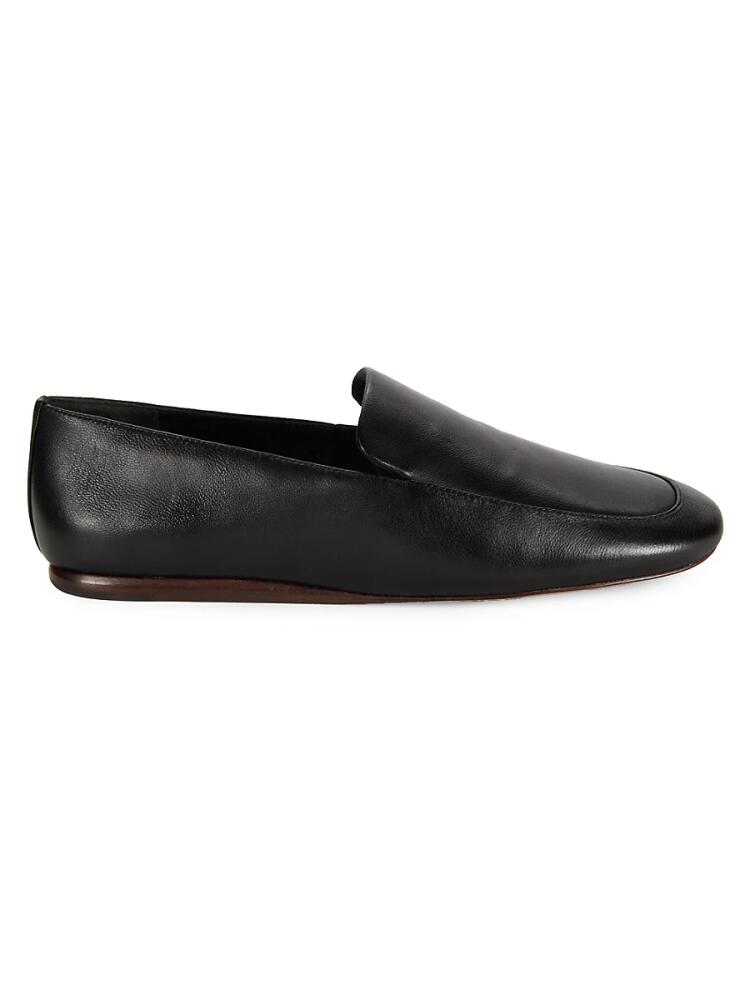 Vince Women's Devin Leather Loafers - Black Cover