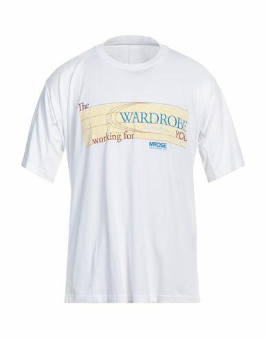 Martine Rose Man T-shirt White Cotton Cover