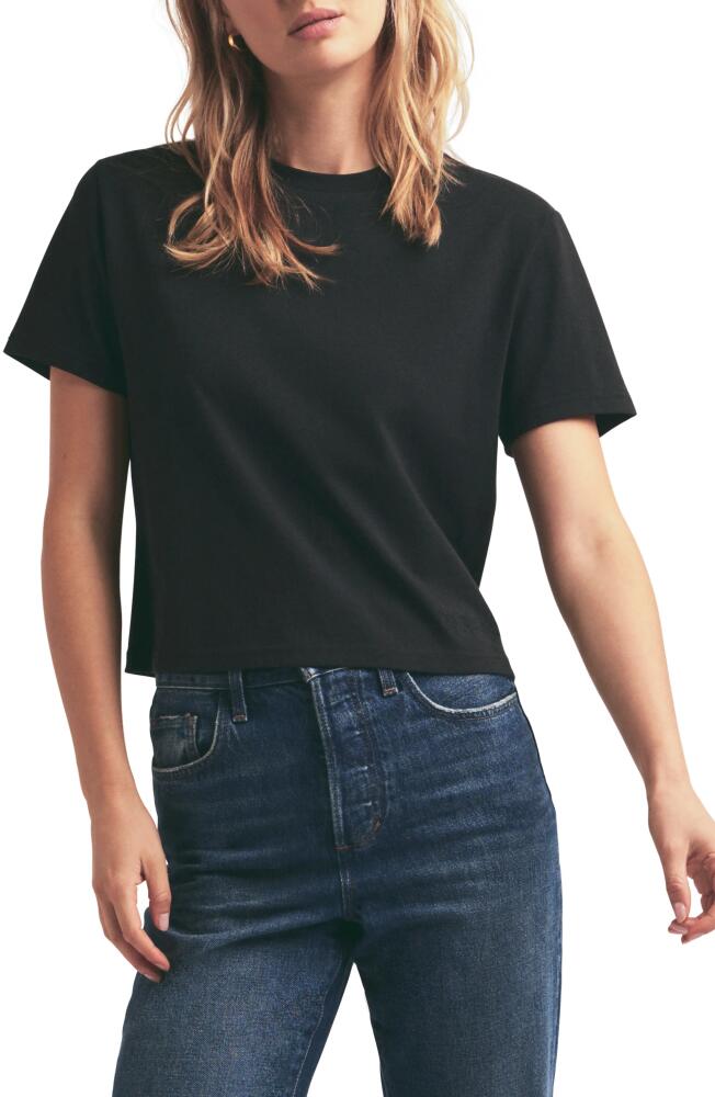 Favorite Daughter The Favorite Organic Cotton T-Shirt in Black Cover