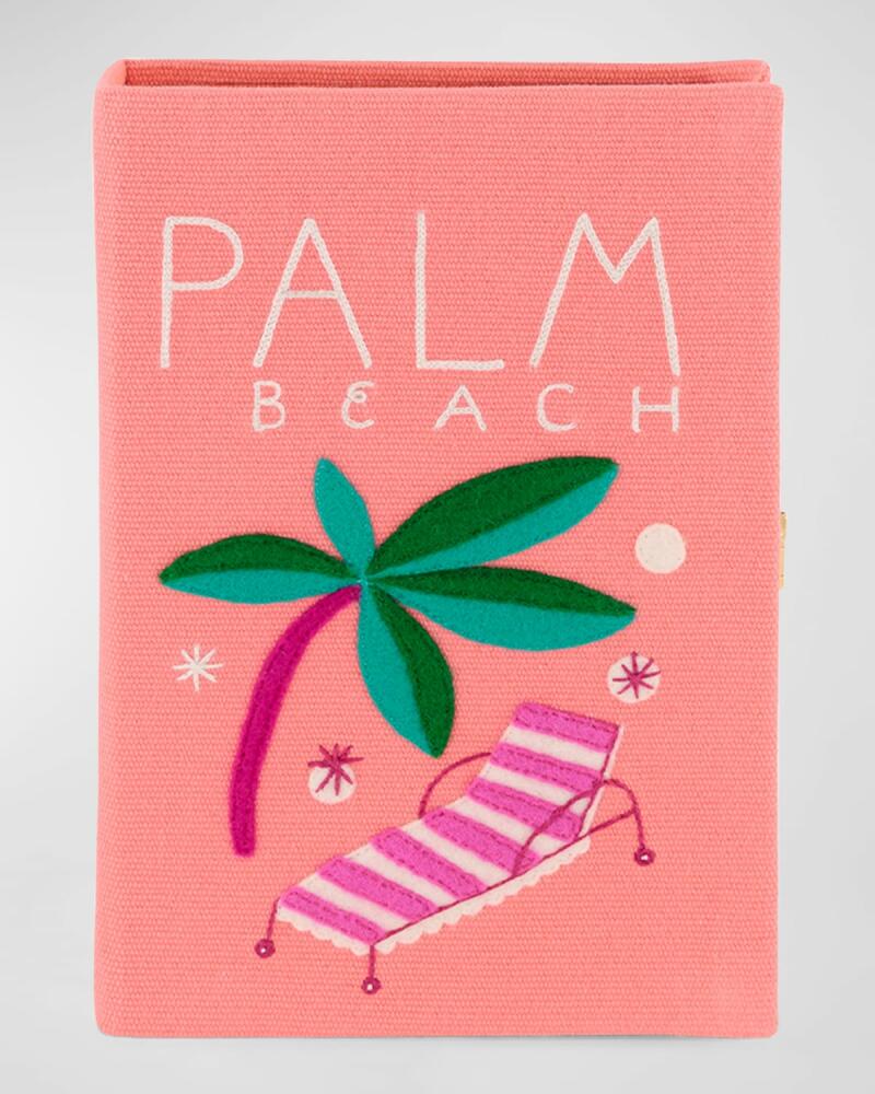 Olympia Le-Tan Small Palm Beach Book Clutch Bag Cover