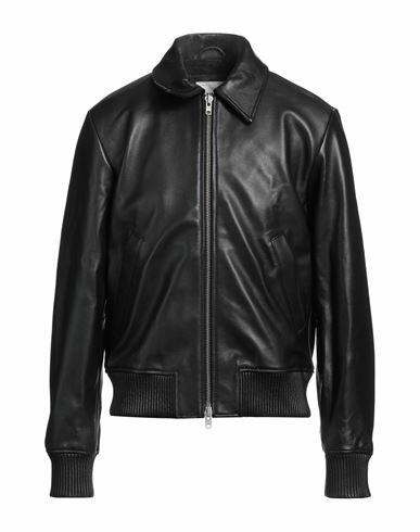 Nn07 Man Jacket Black Leather Cover