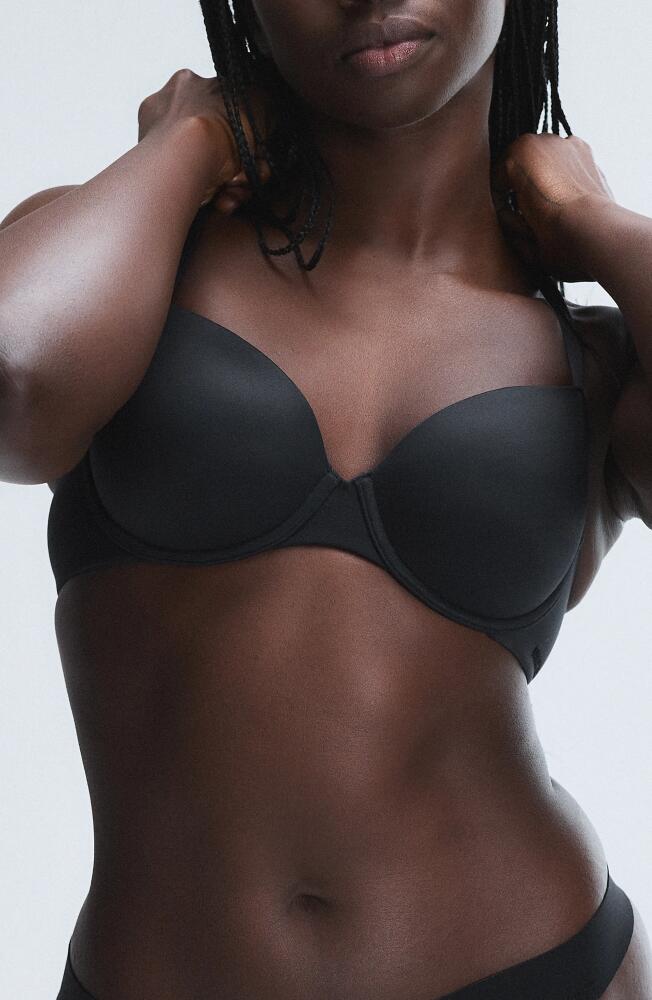 SAVAGE X FENTY Soft N' Savage Padded Demi Bra in Black Caviar Cover