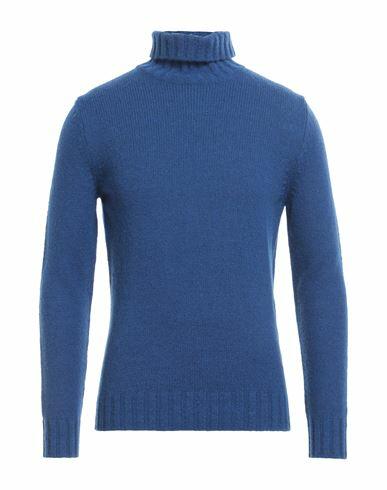 Ferrante Man Turtleneck Bright blue Merino Wool, Polyamide Cover