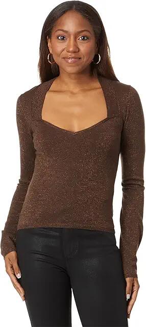 Paige Genieve Sweater (Bronze Sparkle) Women's Clothing Cover