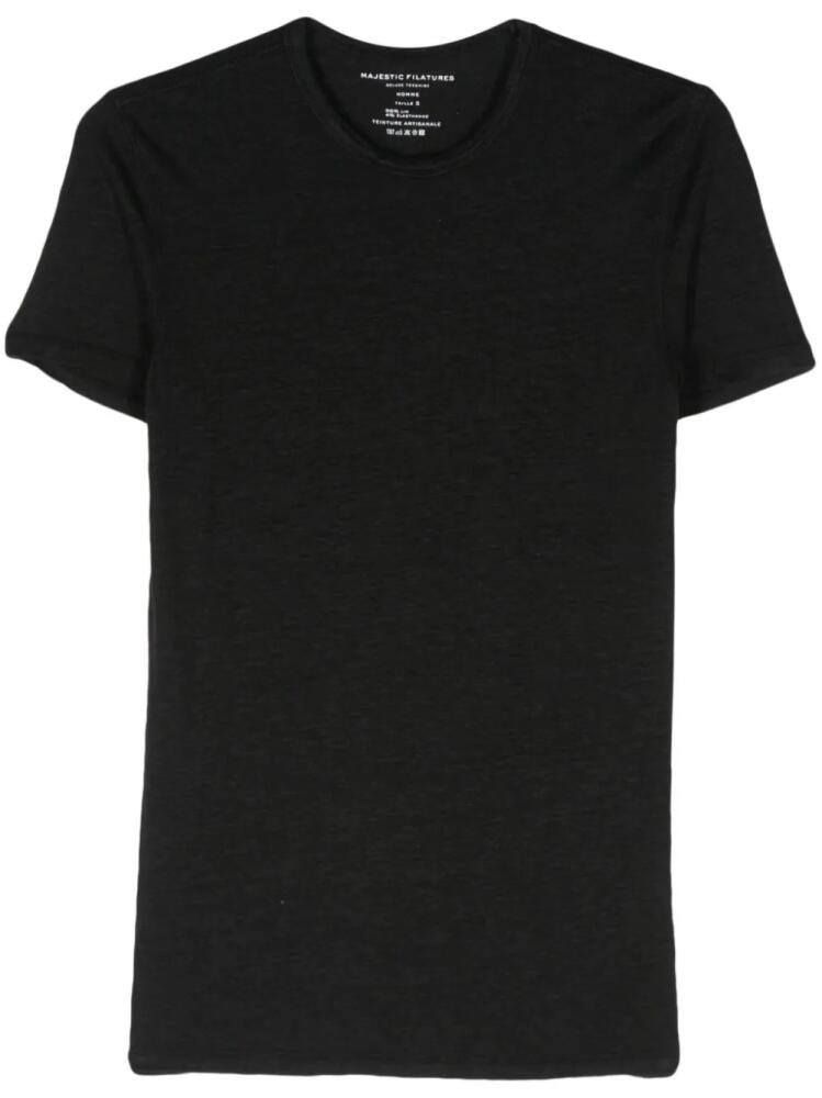 Majestic Filatures fine-ribbed T-shirt - Black Cover