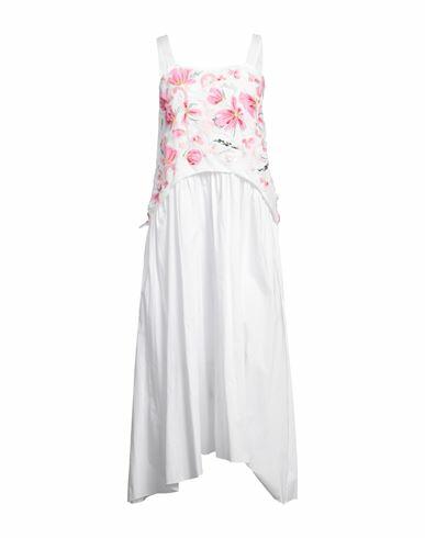 Ermanno Scervino Woman Maxi dress White Cotton Cover