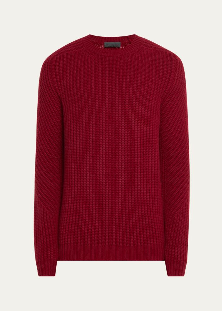 Iris Von Arnim Men's Camden Cashmere Rib Crewneck Sweater Cover