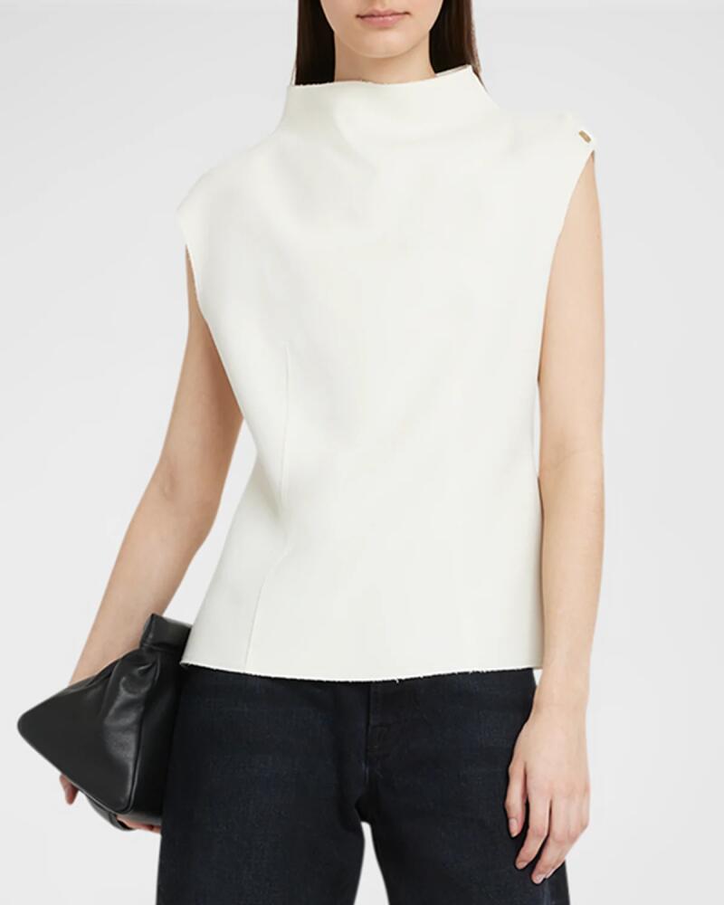 ARMARIUM Era Mock-Neck Cap-Sleeve Top Cover