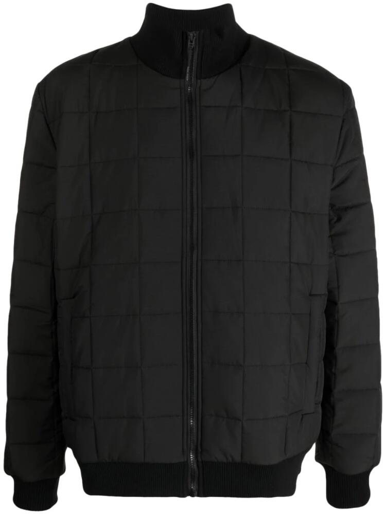 Rains high-neck quilted jacket - Black Cover