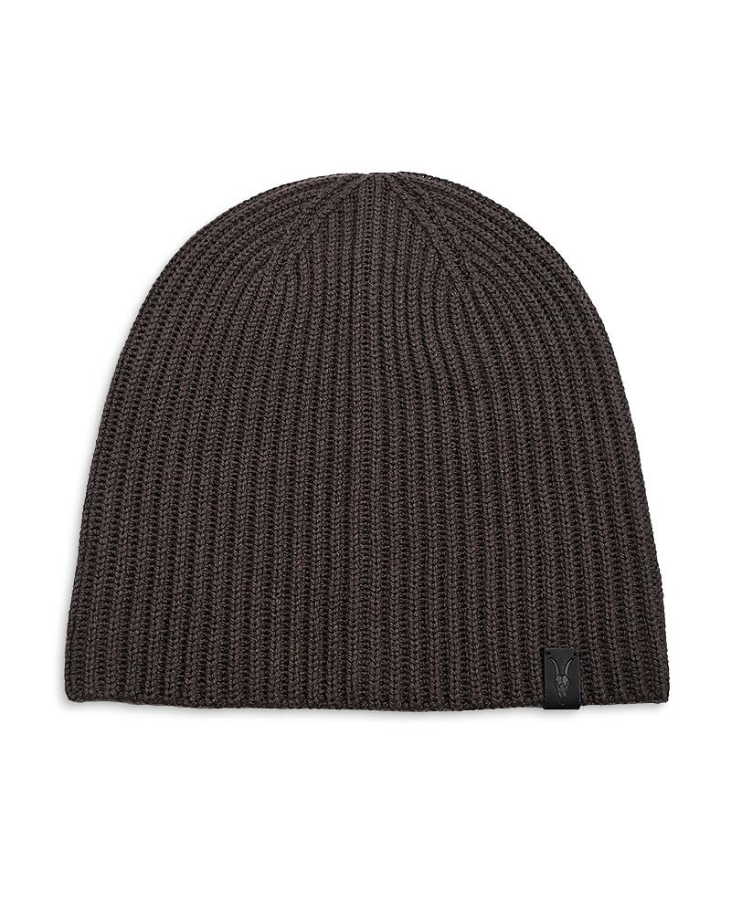 Allsaints Merino Wool Ribbed Beanie Cover