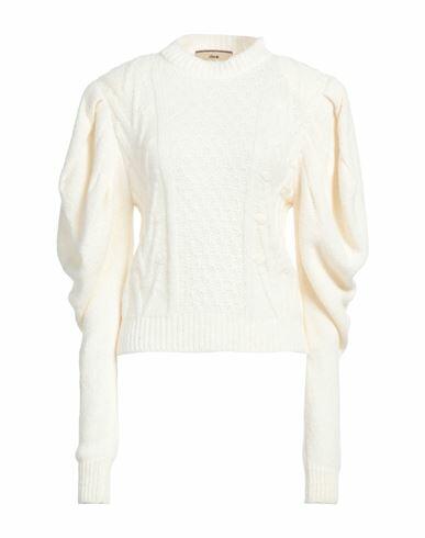 Akep Woman Sweater White Acrylic, Nylon, Alpaca wool Cover