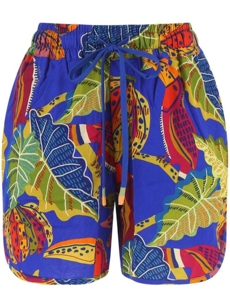 FARM Rio printed shorts - Blue Cover