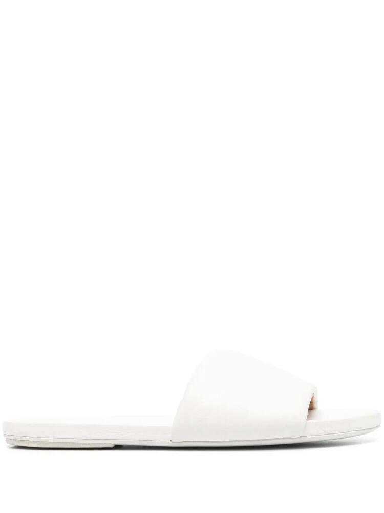 Marsèll slip-on leather slides - White Cover