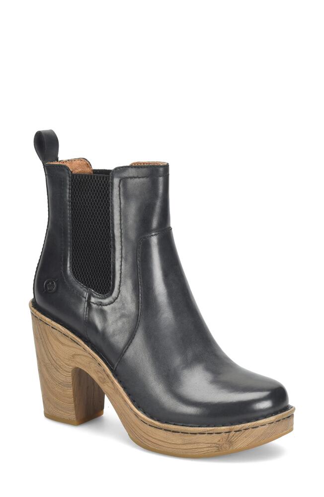 Børn Channing Platform Chelsea Boot in Black F/G Cover