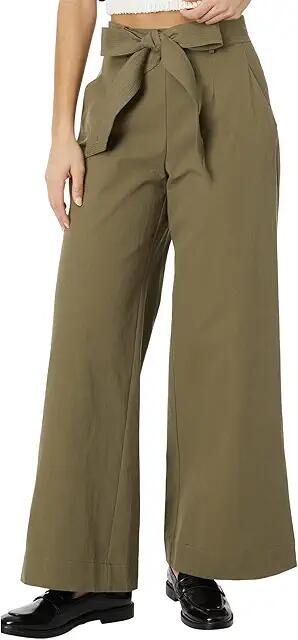 en saison Wide Leg Pant (Olive) Women's Dress Pants Cover