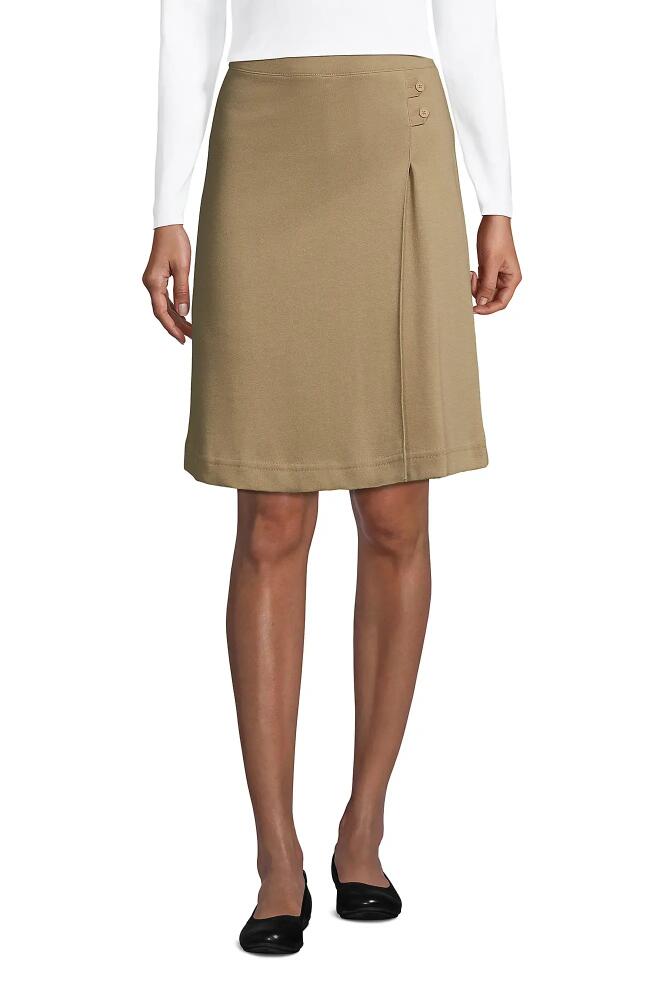 Lands' End Knit Skort in Khaki Cover