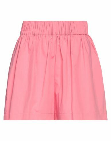 Red Valentino Woman Shorts & Bermuda Shorts Pink Cotton, Polyester Cover