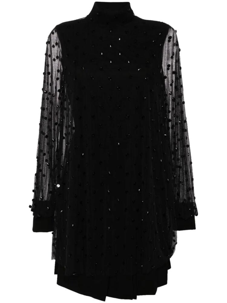 Saiid Kobeisy bead-embellished layered dress - Black Cover