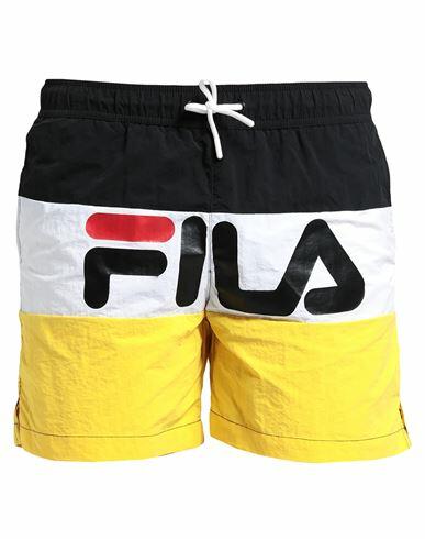 Fila Man Swim trunks Black Nylon Cover