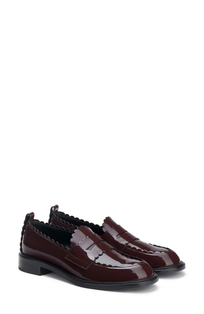 AGL Janise Penny Loafer in Bordeaux Cover