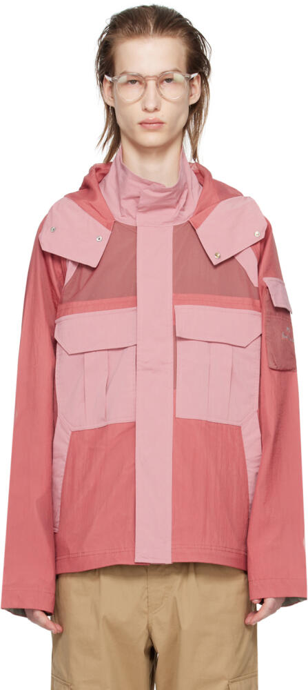 PS by Paul Smith Pink Hooded Jacket Cover