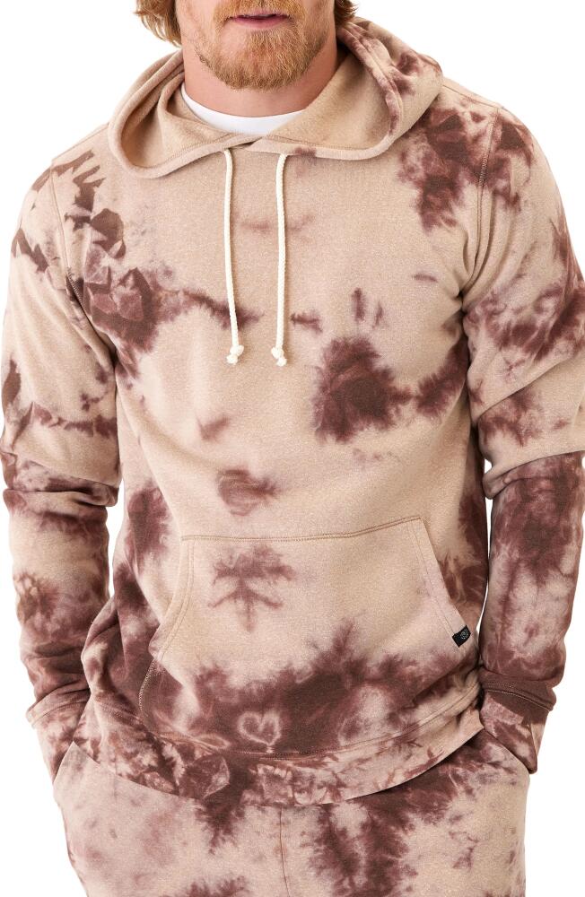 Threads 4 Thought Rory Triblend Tie Dye Hoodie in Chai Cover