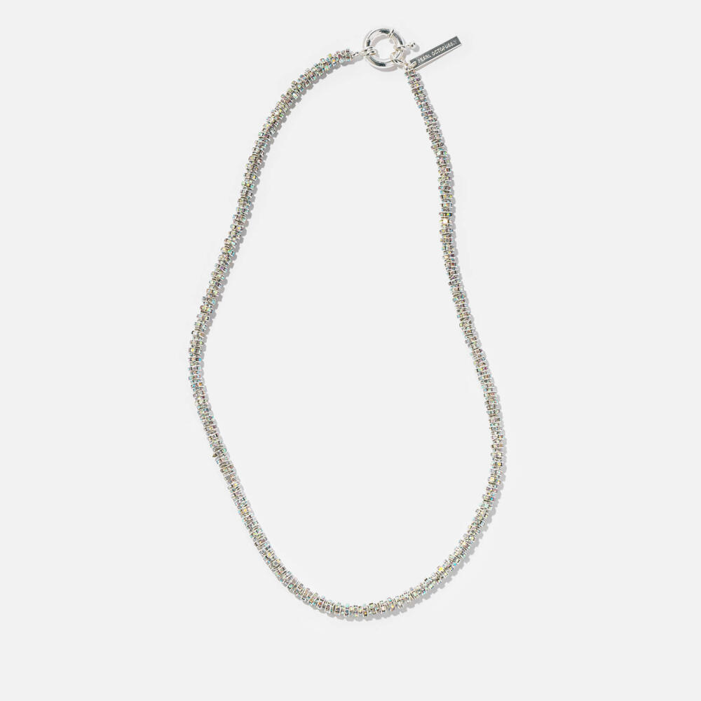 Pearl Octopuss.y Skinny Silver-Plated Crystal Necklace Cover