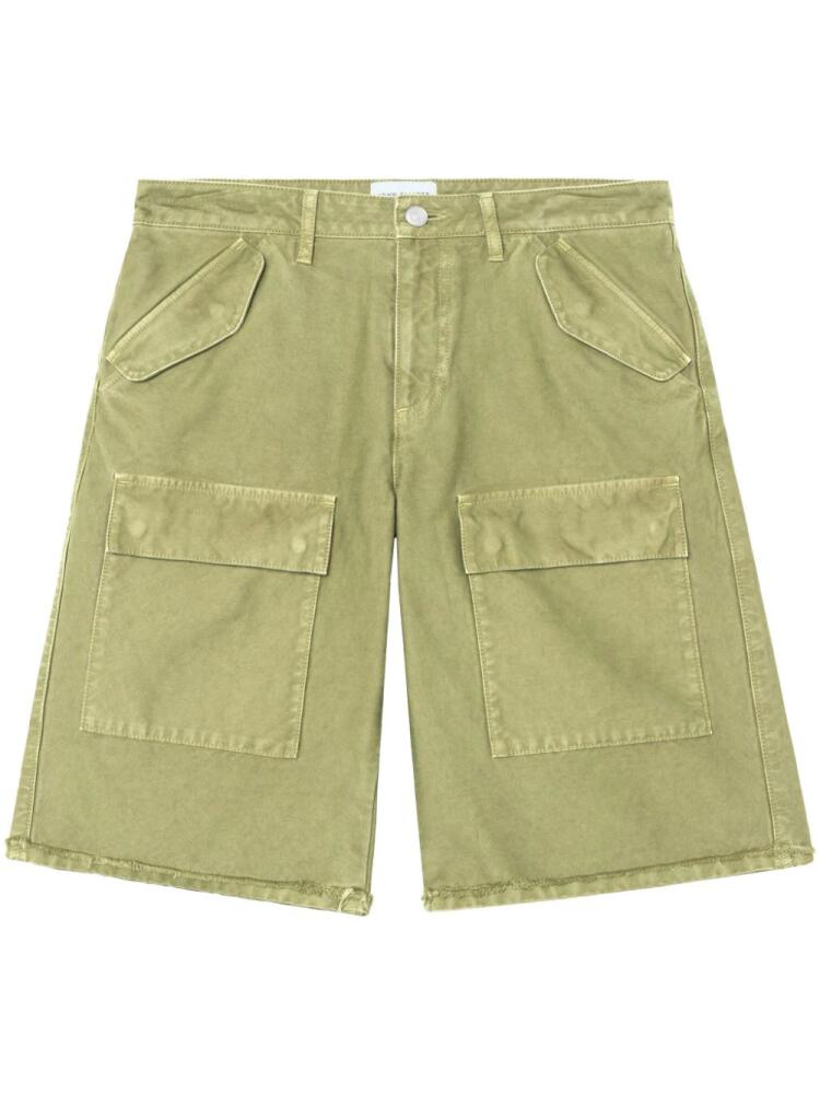 John Elliott Utility cotton bermuda shorts - Green Cover