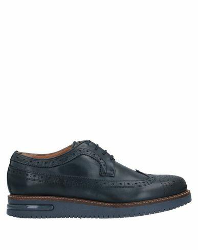 Bruno Verri Man Lace-up shoes Midnight blue Soft Leather Cover