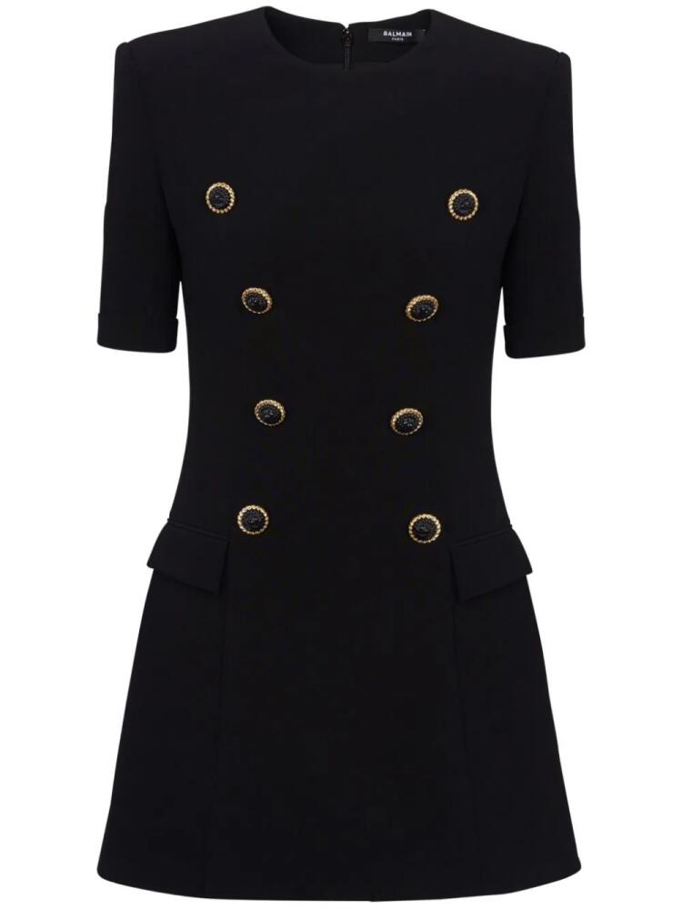 Balmain tailored textured minidress - Black Cover