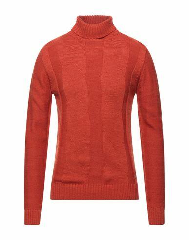 Yes Zee By Essenza Man Turtleneck Rust Acrylic, Wool Cover