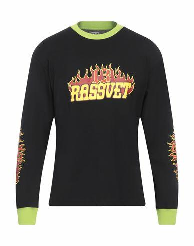 Rassvet Man T-shirt Black Cotton Cover