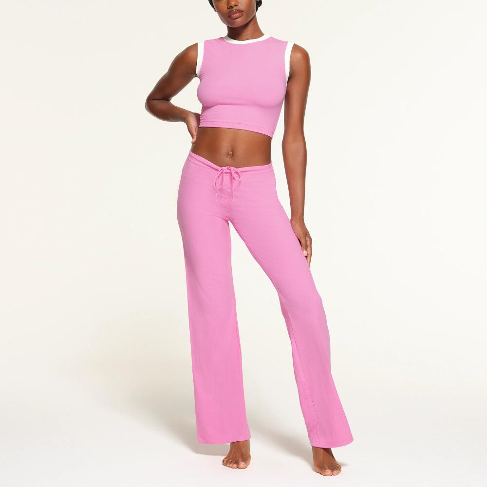 SKIMS Drawstring Pants | Pink | Medium | Soft Lounge Cover