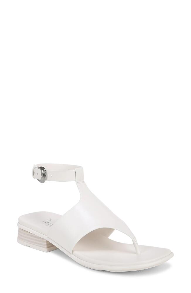 27 EDIT Naturalizer Beck Ankle Strap Sandal in Warm White Leather Cover