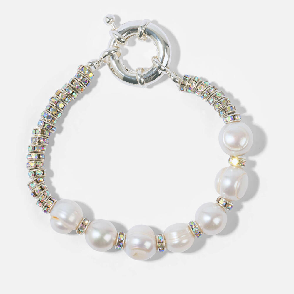 Pearl Octopuss.y Paris Silver-Plated Freshwater Pearl Bracelet Cover